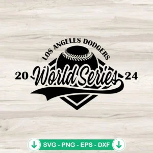 Los Angeles Dodgers 2024 SVG file for Cricut and cutting machine