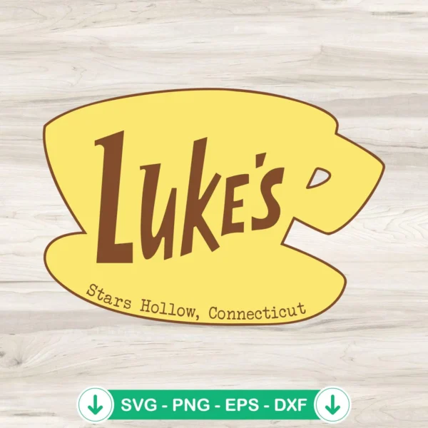 Luke Star Hollow SVG file for Cricut cutting machine