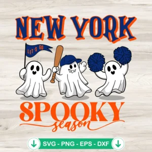 New York Mets Halloween SVG file, cricut svg cutting file