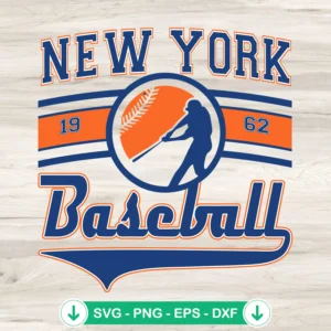 New York Mets EST 1962 SVG file, cricut svg, cutting file