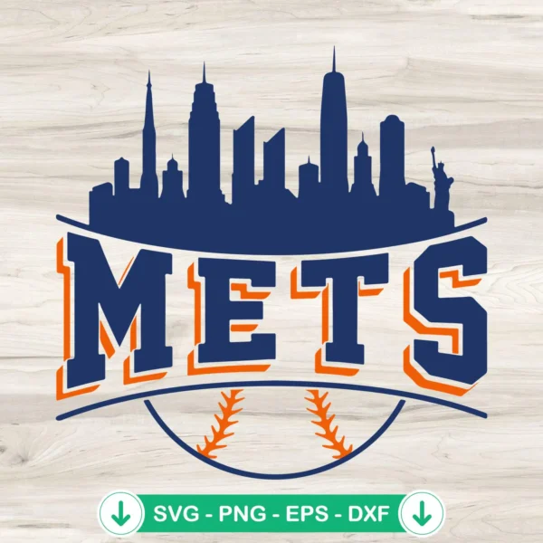 New York Mets SVG file - cricut svg cutting file