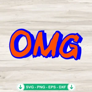 OMG Mets SVG file for baseball-themed DIY projects, cricut svg cut file