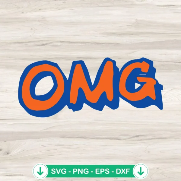 OMG New York Mets SVG file for Cricut cutting machine