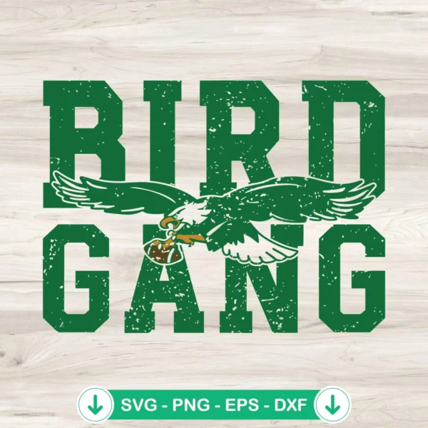 Philadelphia Eagles Bird Gang svg file for cricut cutting
