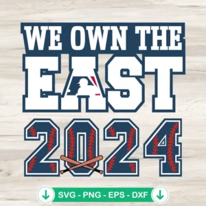 Philadelphia Phillies We Own The East 2024 SVG cut file