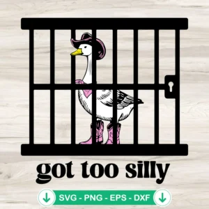 Pink Cowgirl Got Too Silly svg file for Cricut cutting machine