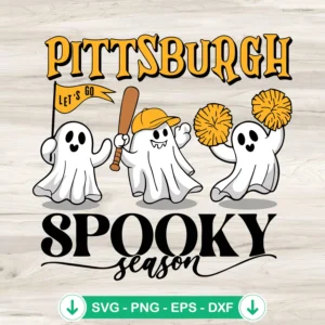 Pittsburgh Pirates Halloween SVG file for cricut svg cutting
