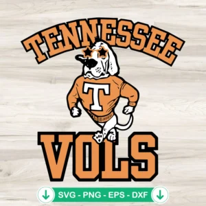 Smokey Tennessee Vols SVG file for Cricut cutting machine