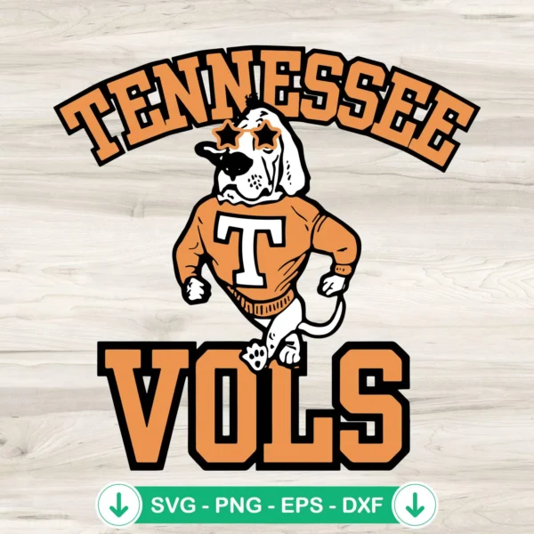 Smokey Tennessee Vols SVG file for Cricut cutting machine
