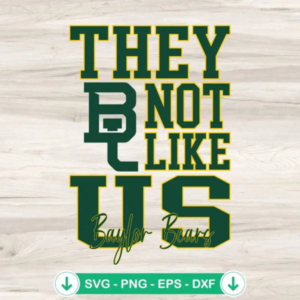 Baylor Bears football svg file for cricut cutting machine