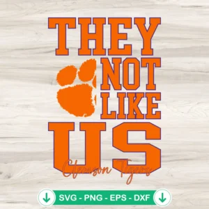 Clemson Tigers football SVG file, cricut svg, cutting file
