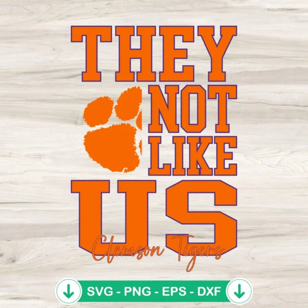 Clemson Tigers football SVG file, cricut svg, cutting file