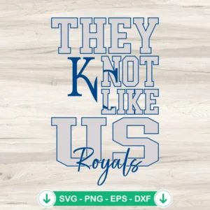 Kansas City Royals svg file compatible for cutting machines