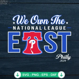 We Own The National League East SVG file, cricut cutting file