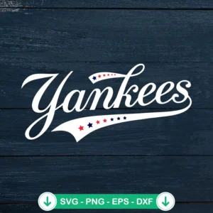 New York Yankees SVG file for cutting machines and DIY crafts