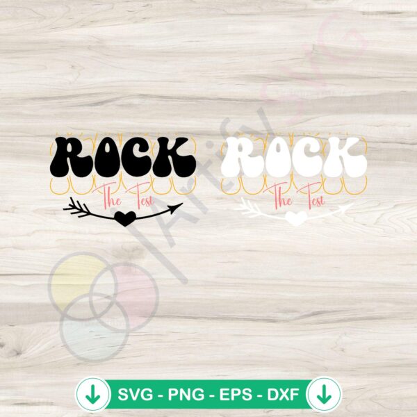Test Day Exam Prep SVG file for Cricut cutting machine