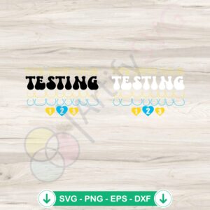 Student Test Day SVG file for Cricut, cutting file