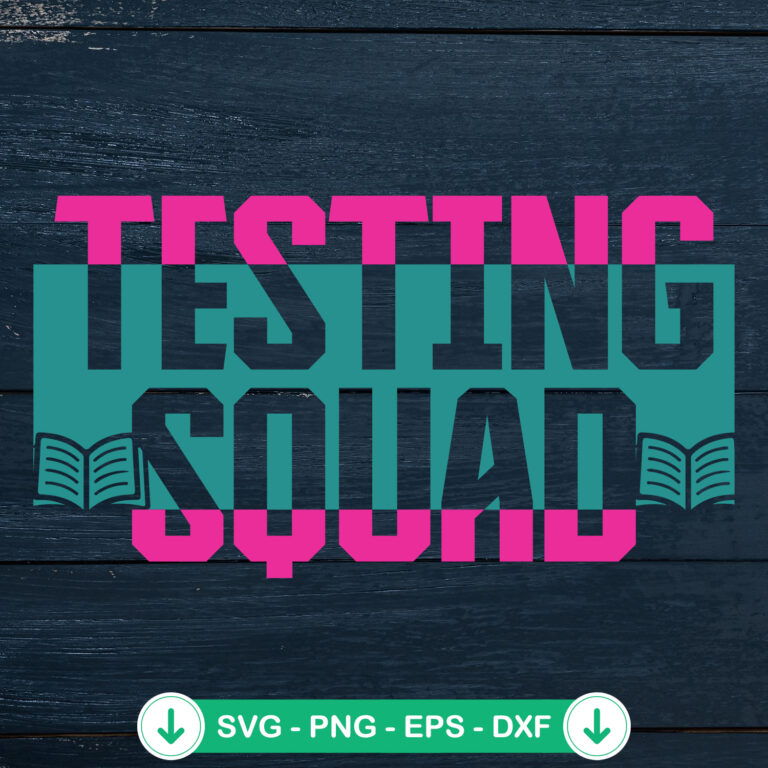 Retro Teacher Life PNG Files for Cricut - Testing Squad Designs 2 Retro Teacher Life svg file for Cricut cutting machine