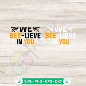 Funny 'Bee'lief Test Day svg file for cutting machine