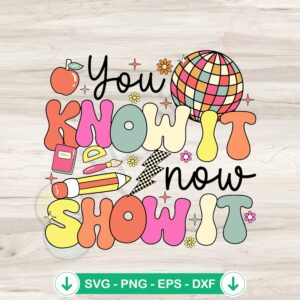 Test Day SVG file for Cricut cutting machine compatible