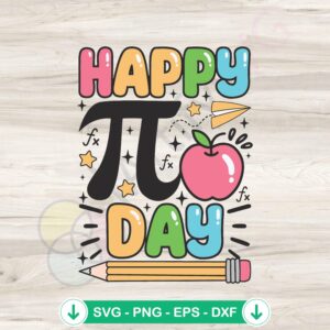 Happy Pi Day svg file for math teachers - cricut svg cutting file
