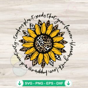 Teachers Plant Seeds SVG file for Cricut cutting machine