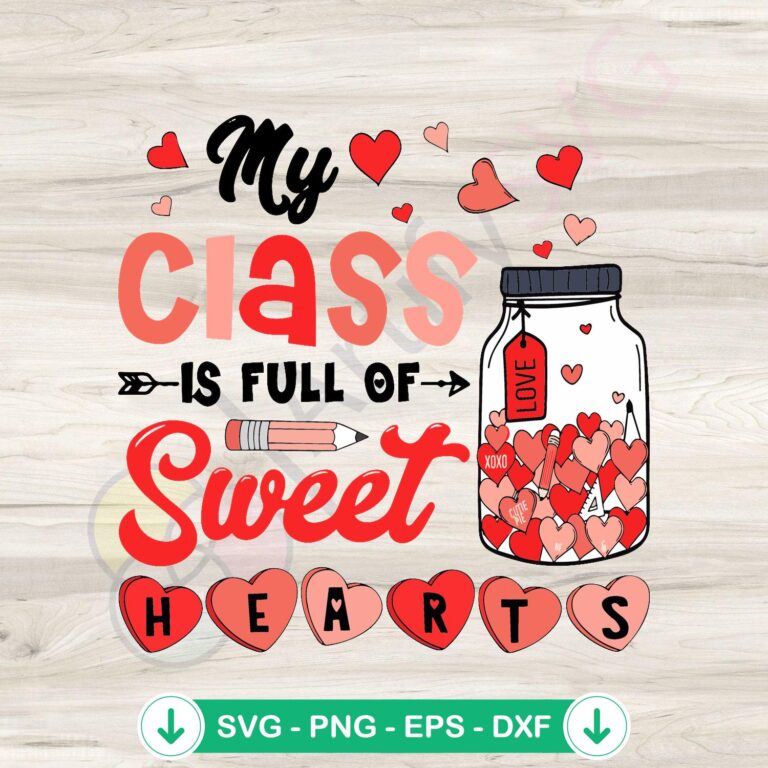 Sweet Hearts Teacher SVG Bundle for Cricut - Full Classroom Love 2 Sweet Hearts Teacher SVG Bundle cutting file for Cricut