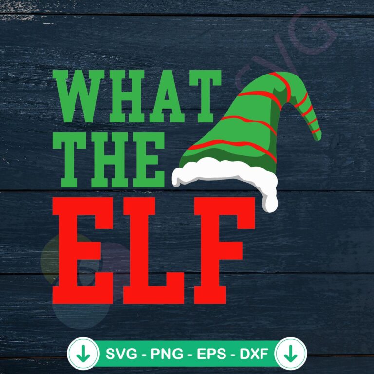 Vintage Teacher Elf Christmas Hat SVG Clipart - Festive Holiday Graphics 2 Vintage Teacher Elf Christmas Hat svg file for cutting