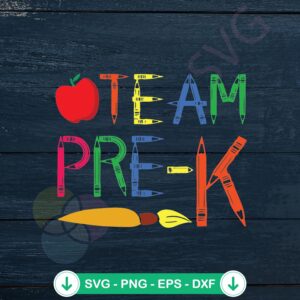 Back To School PreK Teacher SVG file for cricut svg projects