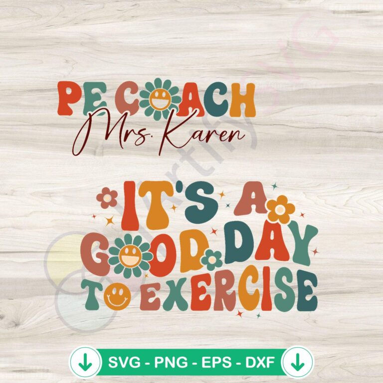 It's A Good Day To Exercise SVG file for Cricut cutting