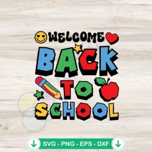 Back to School Gaming SVG file for Cricut cutting machine