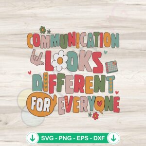 Unique Communication SVG file for Cricut cutting machine