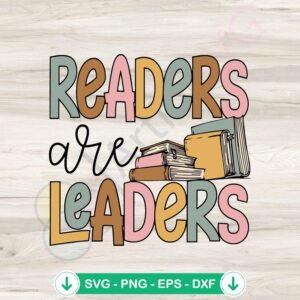 Retro Readers Bookish SVG file for Cricut cutting file