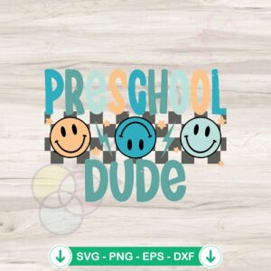 Retro Back to School Dude SVG file for cricut svg cutting