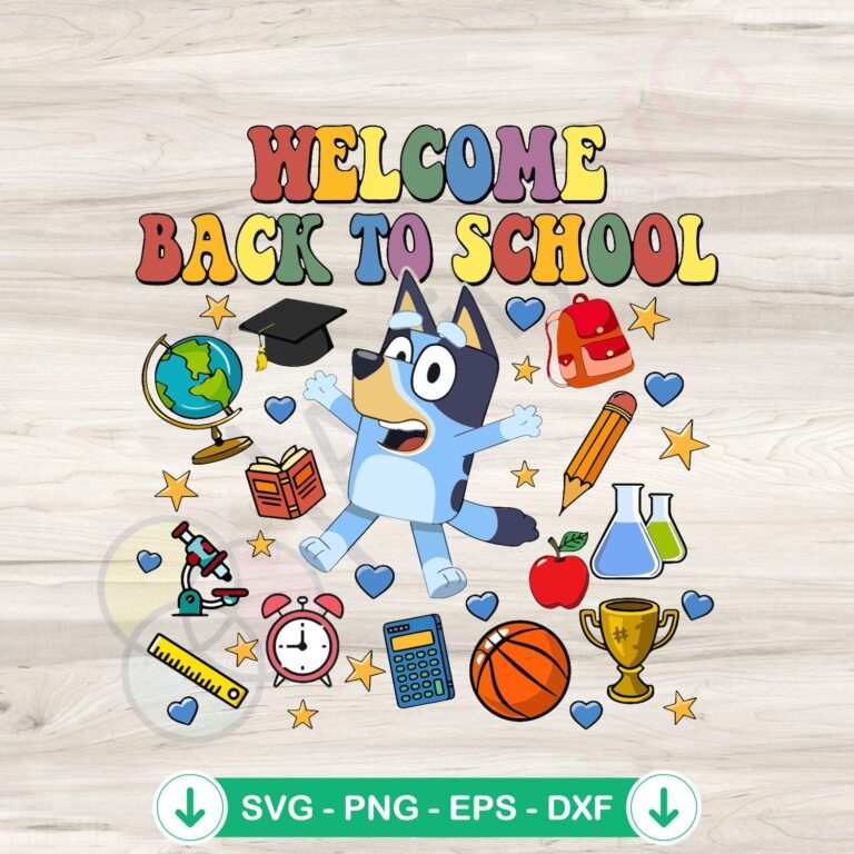 Back to School svg file for Happy First Day of School design
