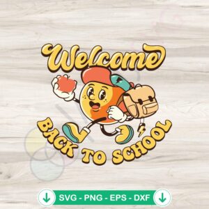 Teacher Life Welcome Back to School SVG file for cutting machines