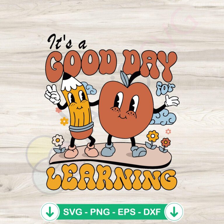 Back to School SVG Files for Cricut - Good Day for Learning SVG Teacher 2 Back to School SVG file for Cricut - Good Day for Learning cut file