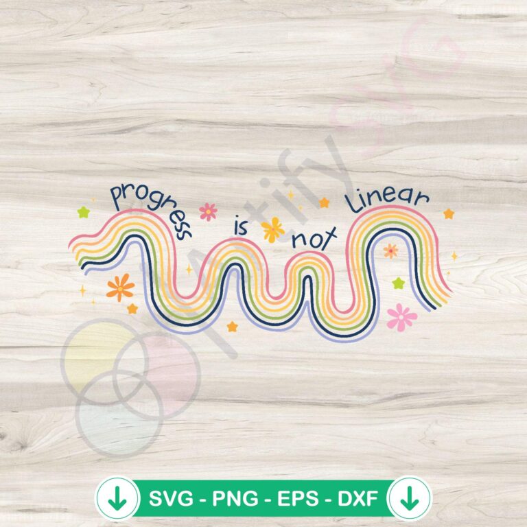 Funny Back To School Progress Is Not Linear SVG Digital File 2 Funny Back To School SVG file for Cricut cutting machine