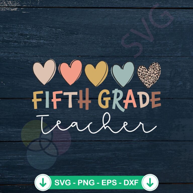 First Grade Teacher Back To School SVG file for Cricut