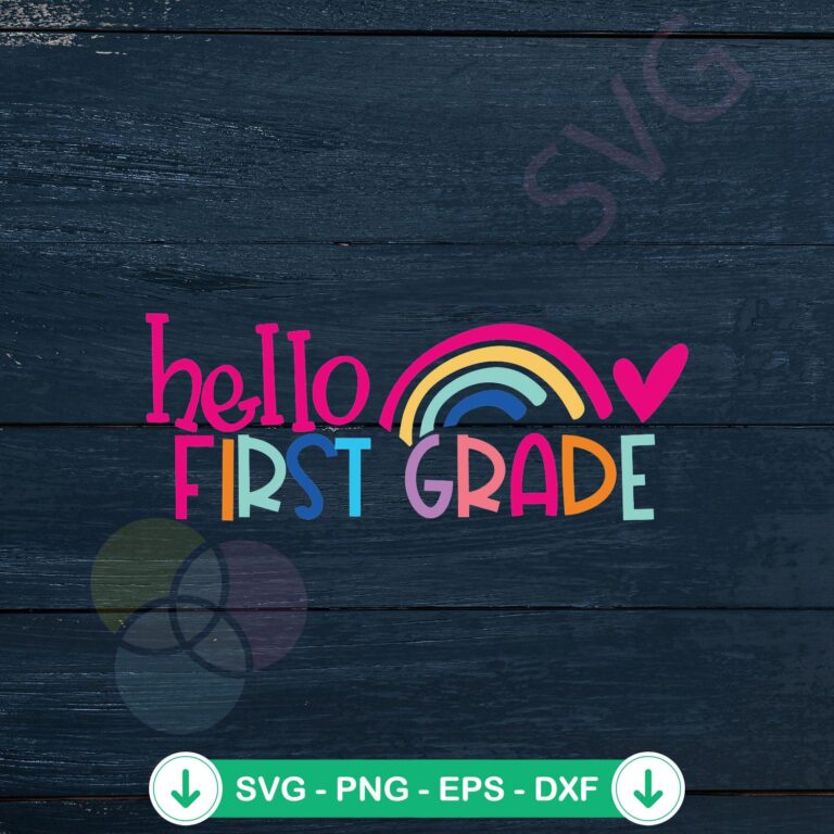 First Grade Back to School SVG | Digital Cricut File 2 First Grade Back to School SVG file for Cricut cutting machine