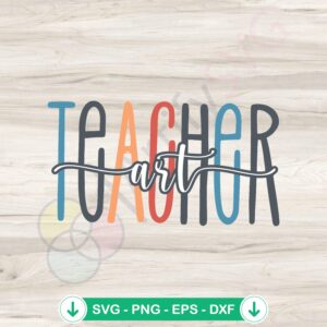Art Teacher Lover Back To School SVG file, cricut svg cut file