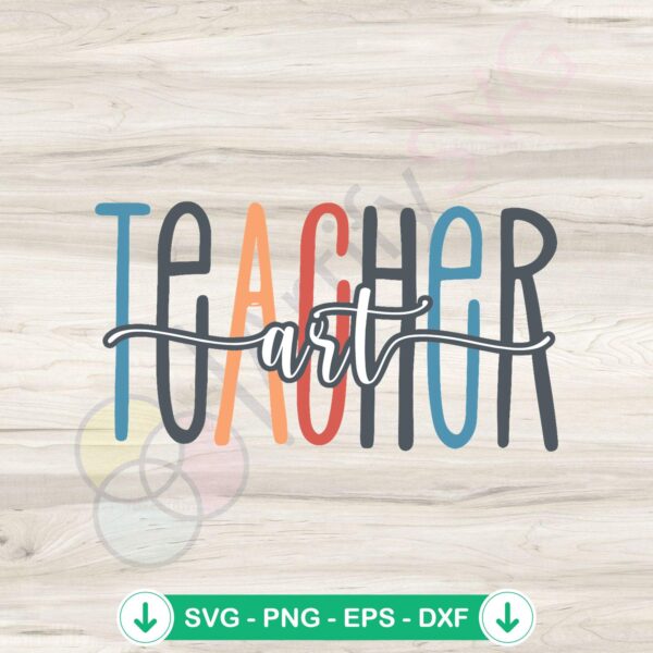 Art Teacher Lover Back To School SVG file, cricut svg cut file