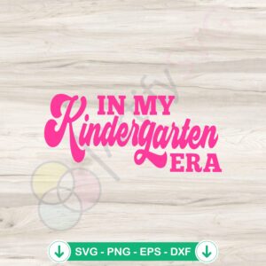 My Kindergarten Days SVG file - Back to School cutting file