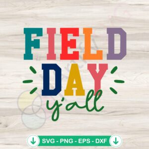 Field Day SVG file for Cricut cutting machine