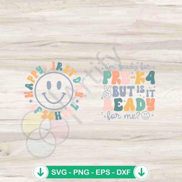 Pre K4 Readiness SVG file for Cricut and cutting file