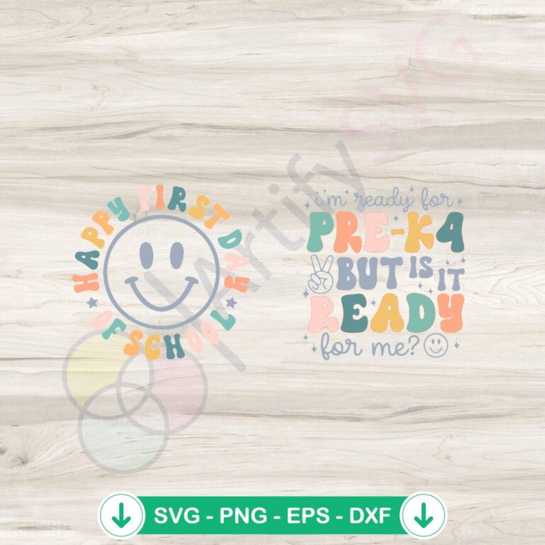Pre K4 Readiness SVG Clipart - Engaging Graphics for Your Child's Learning Journey 2 Pre K4 Readiness SVG file for Cricut and cutting file