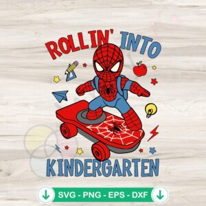 Cartoon Spiderman svg file for Cricut and cutting files
