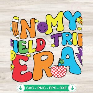 Field Trip Era outdoor activities SVG file, cricut svg cutting file collection