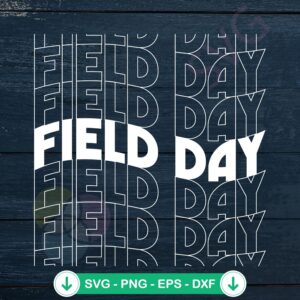 Retro Field Day Teacher Life SVG file for DIY projects, cricut svg cutting file
