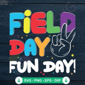 Field Day Fun Student Out SVG file for outdoor activities